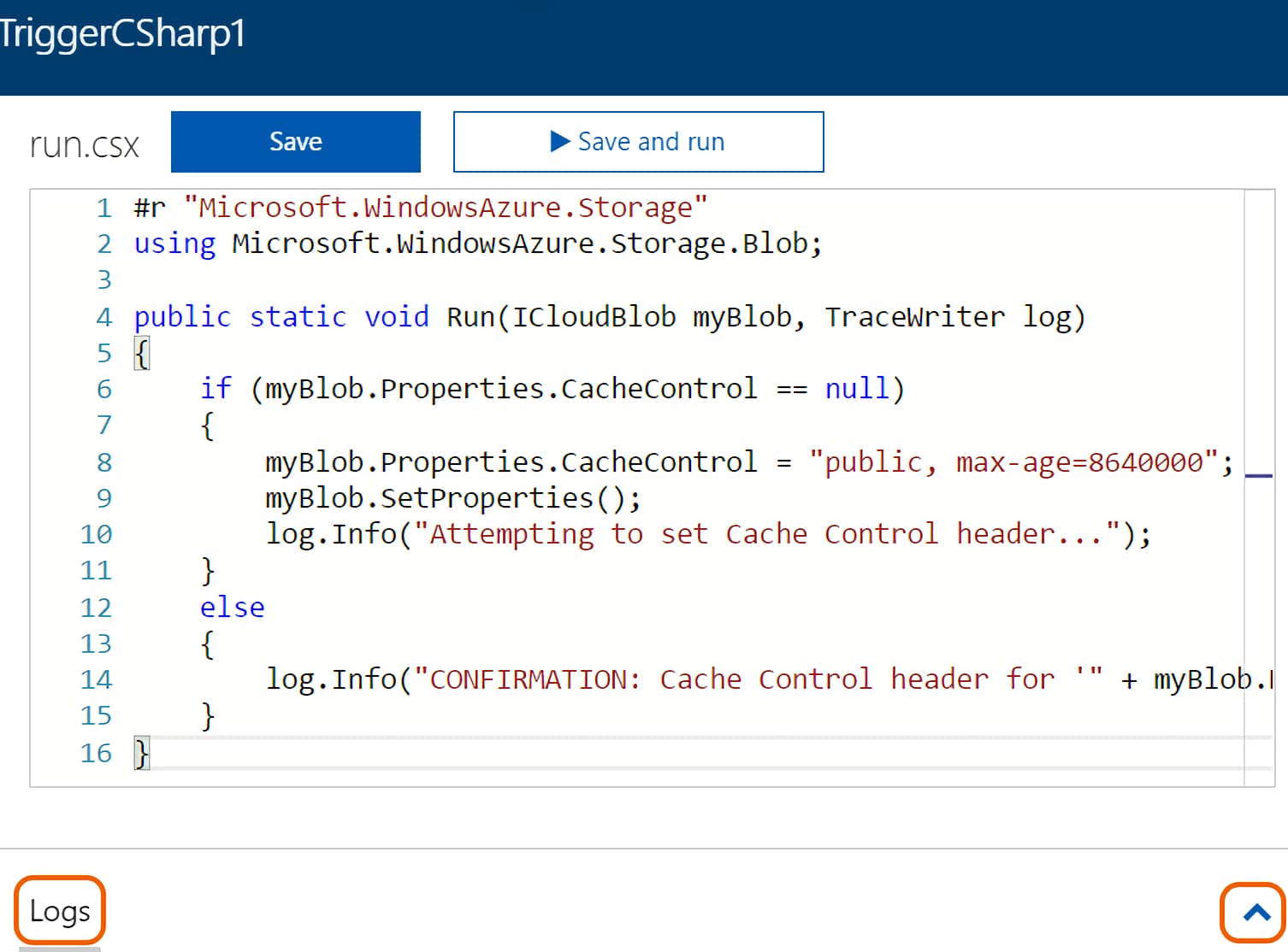 A function in the Azure function app